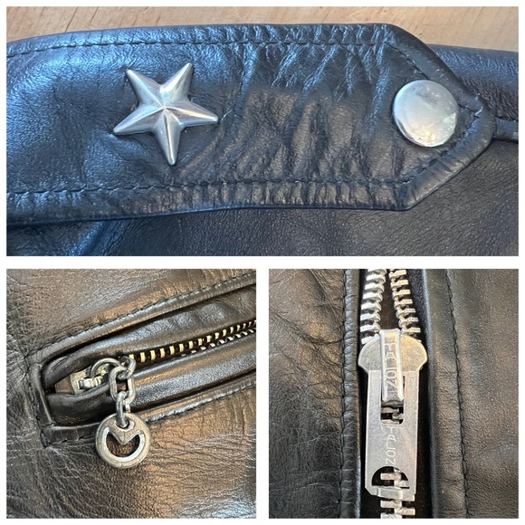 Schott Bros Perfecto One Star Leather Motorcycle Jacket - RARE VINTAGE 60s-70s - Picture 3 of 14